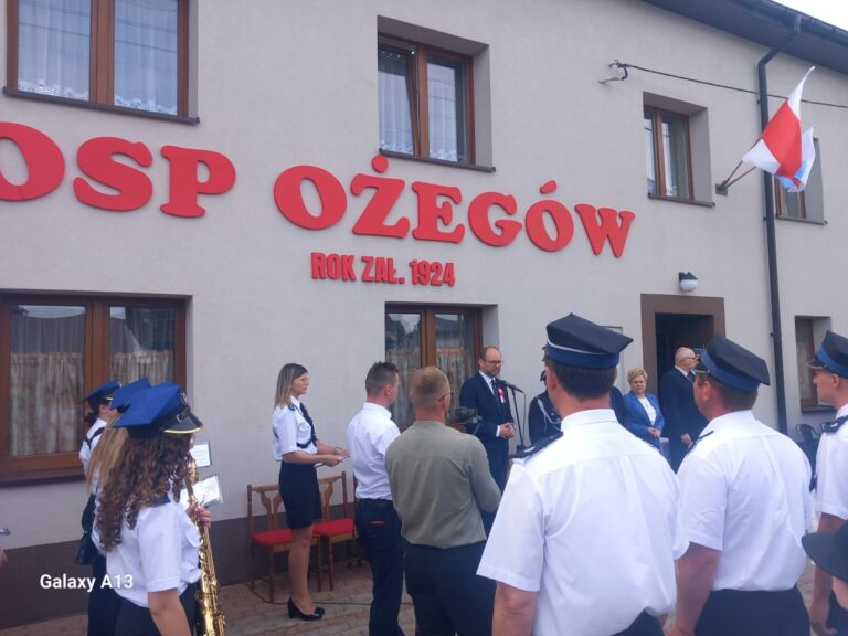 Marcin Przydacz Jubileusz 100-lecia działalności Jednostki OSP w Ożegowie 1 Jubileusz 100-lecia działalności Jednostki OSP w Ożegowie